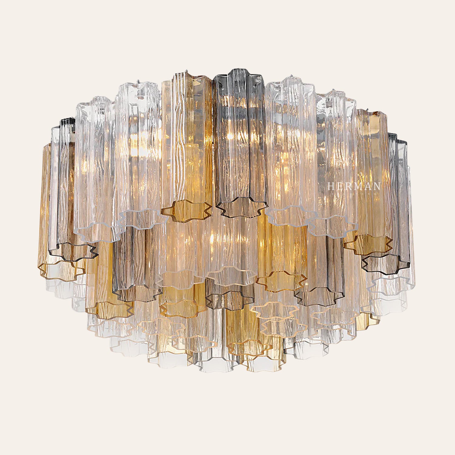 Addis Murano Glass Flushmount 22"/32"