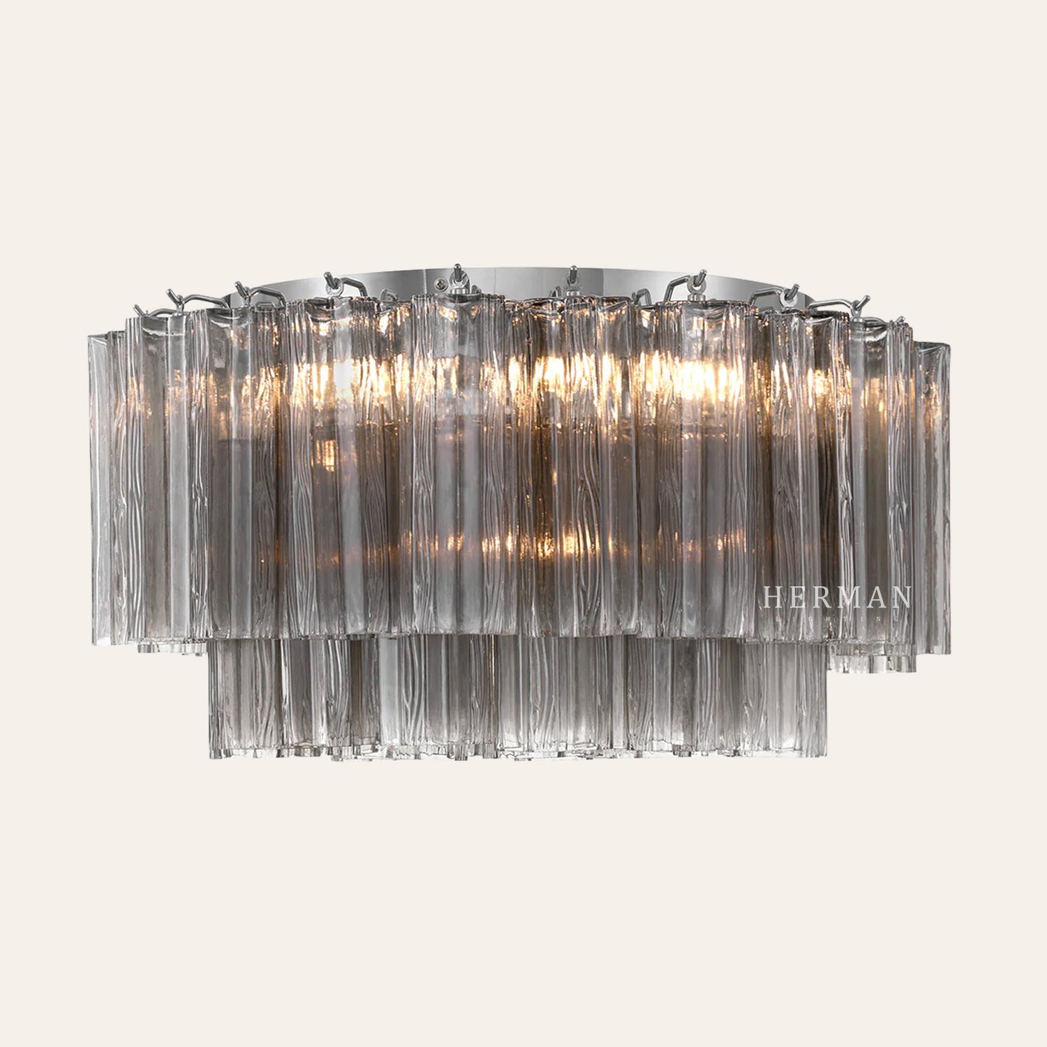 Addis Murano Glass Flushmount 22"/32"