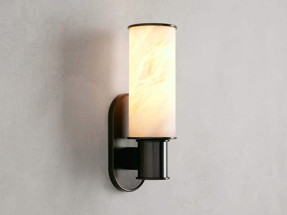 Harrlin Sconce in Alabaster
