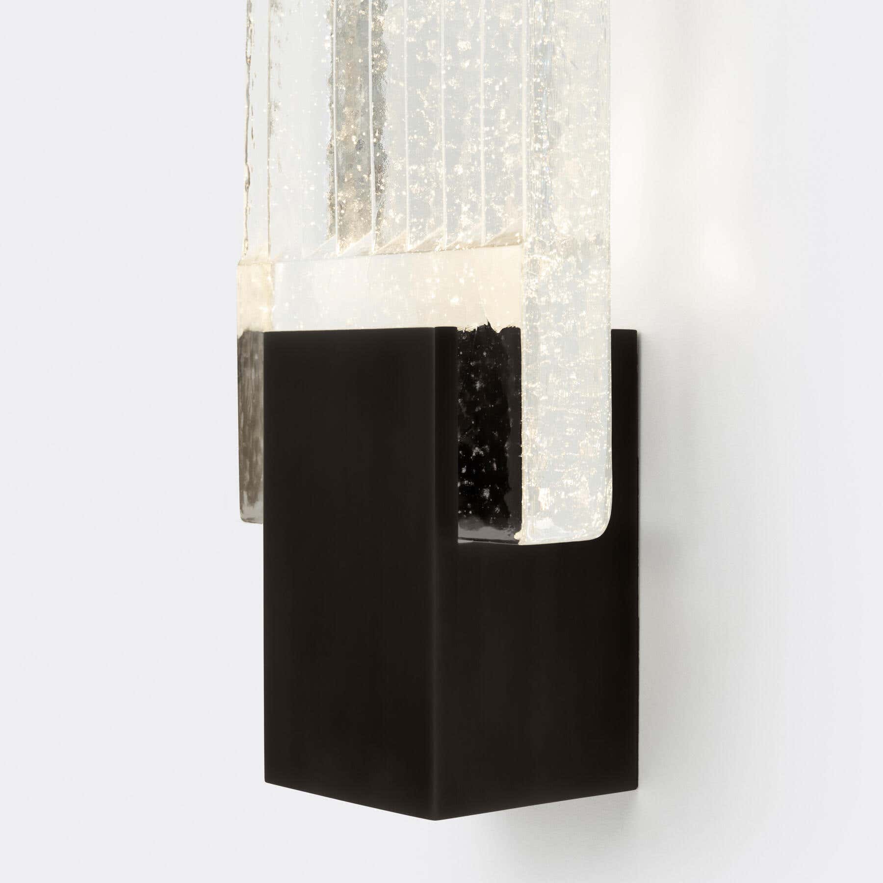 Pleated Glass Sconce