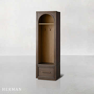 Hattie Single Entryway Cabinet in Oak 25"W