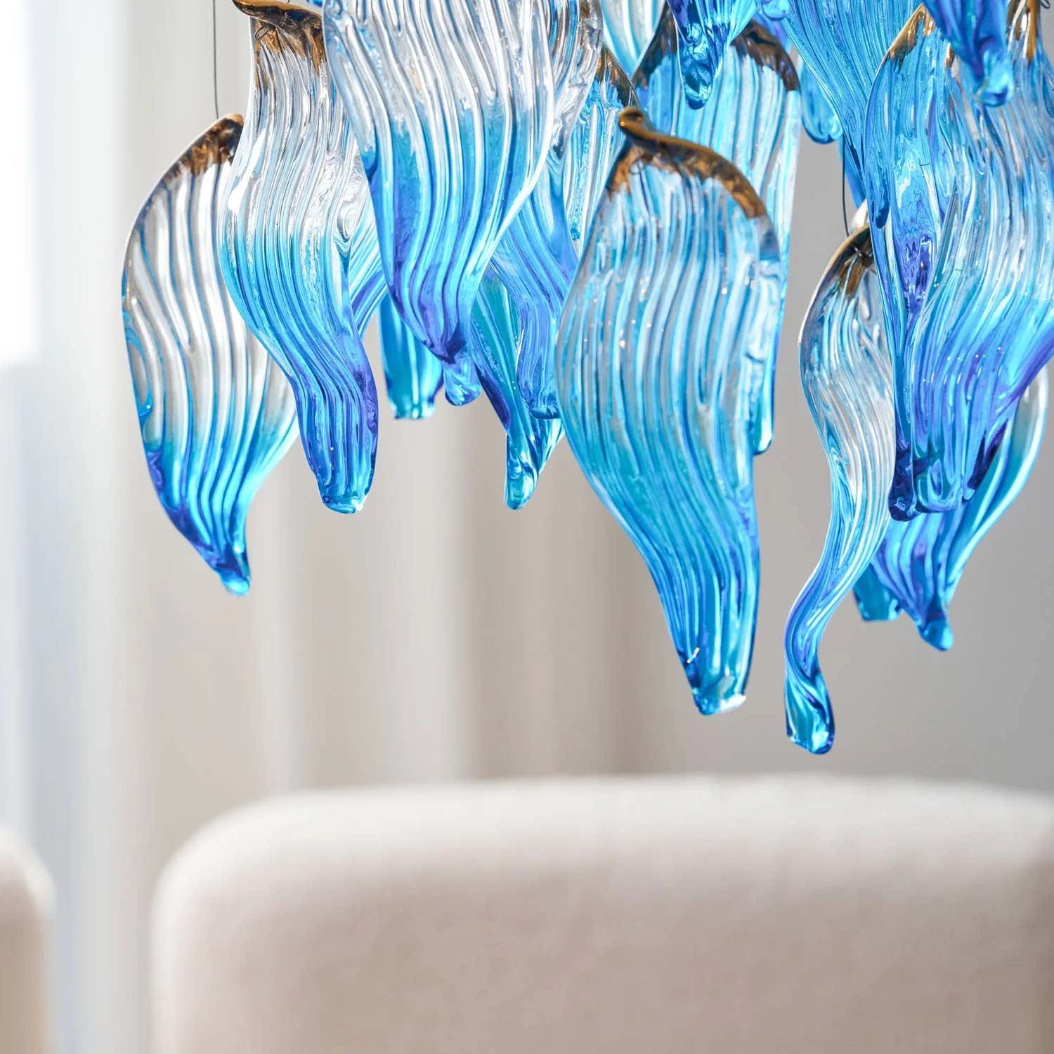 Ocean Drift Blown Glass Customize Chandelier