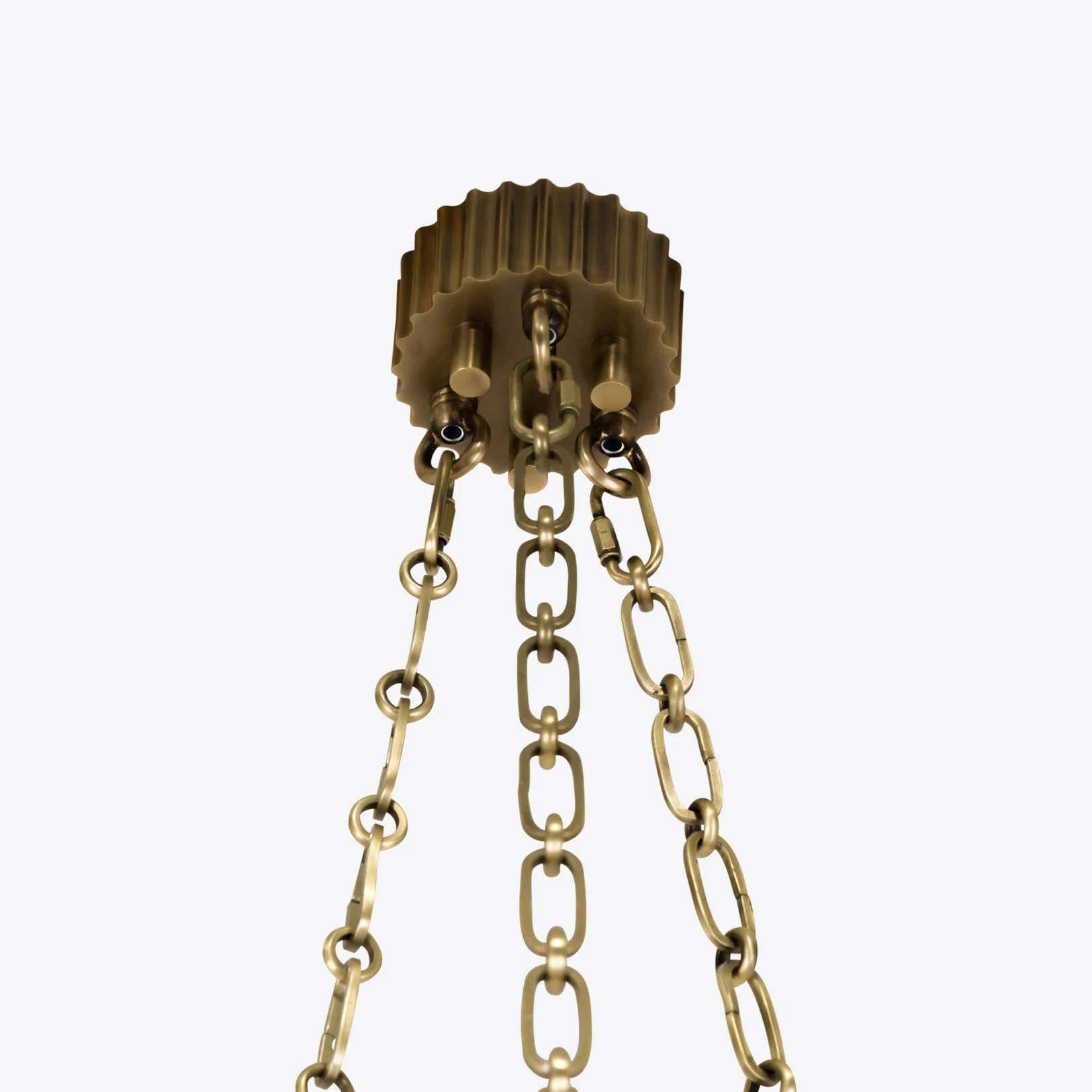 Chaplin Alabaster Plafonnier Chandelier