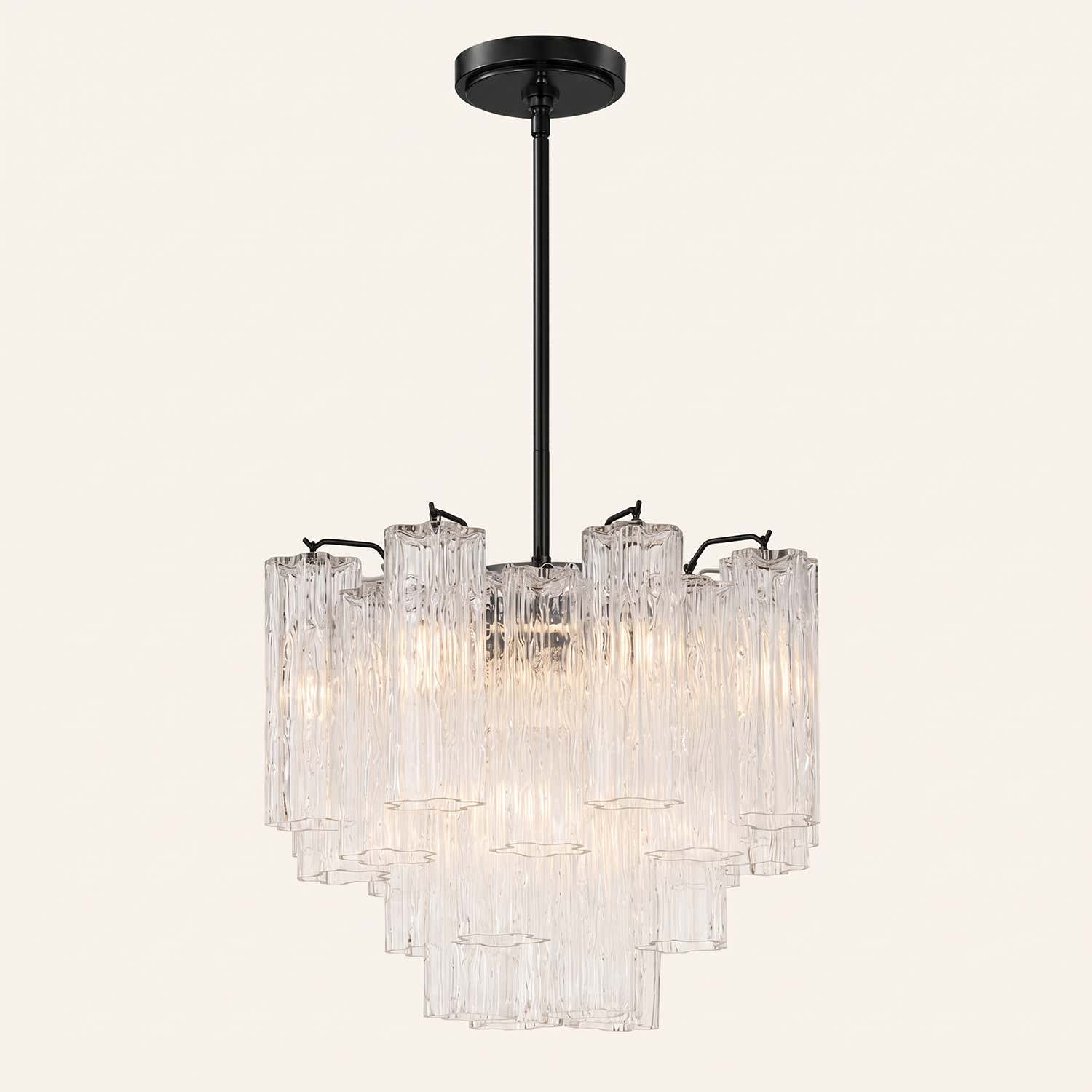 Addis Murano Glass Chandelier 17.8" 19.8" 22" 26.8" 32''D
