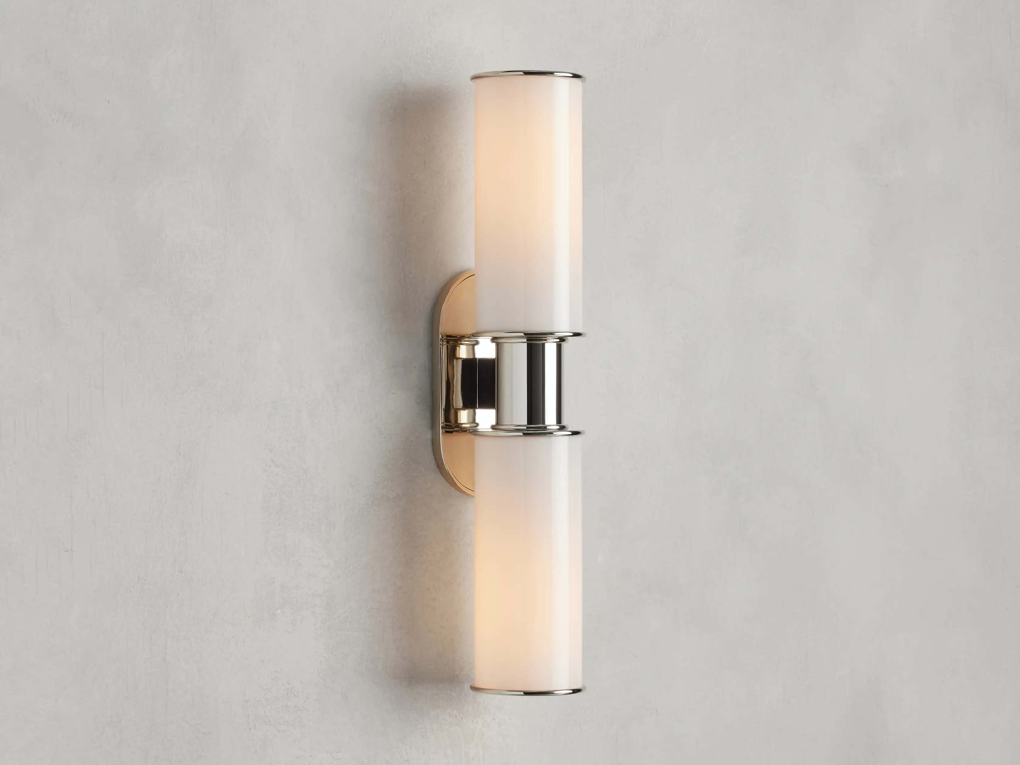 Harrlin Double Sconce in Milk