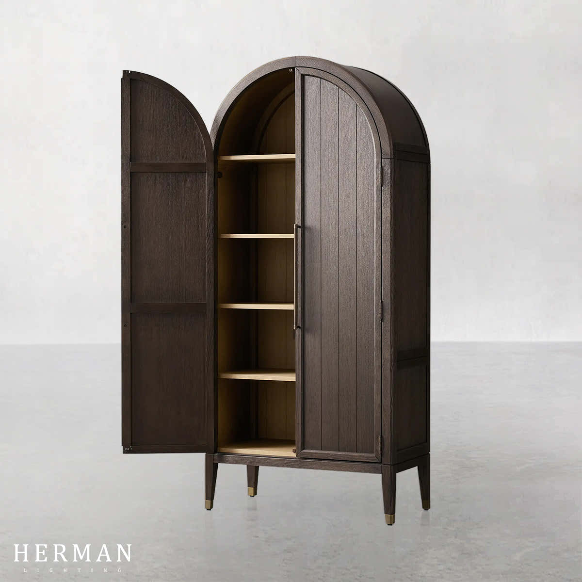 Hattie Accent Cabinet in Oak 36"W 46"W