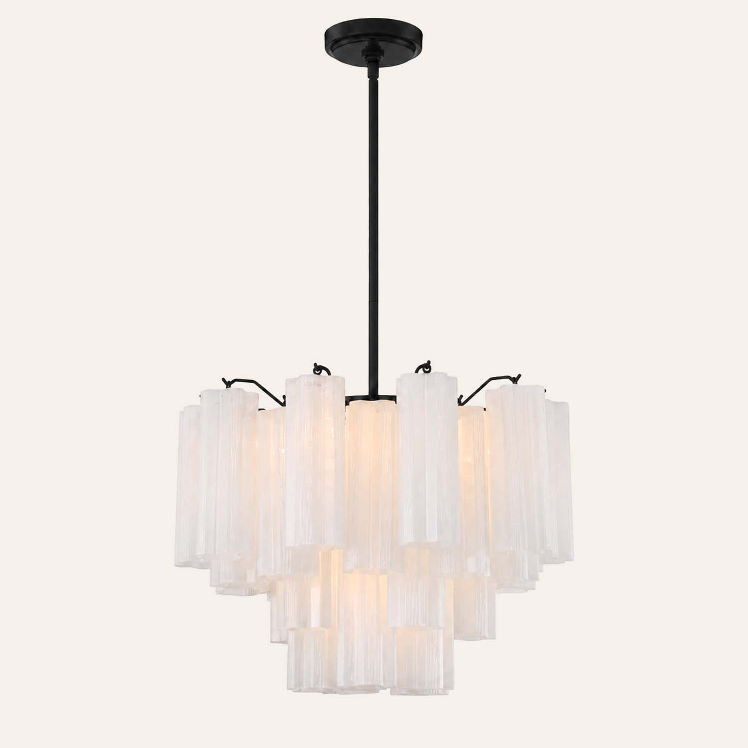 Addis Murano Glass Chandelier 17.8" 19.8" 22" 26.8" 32''D