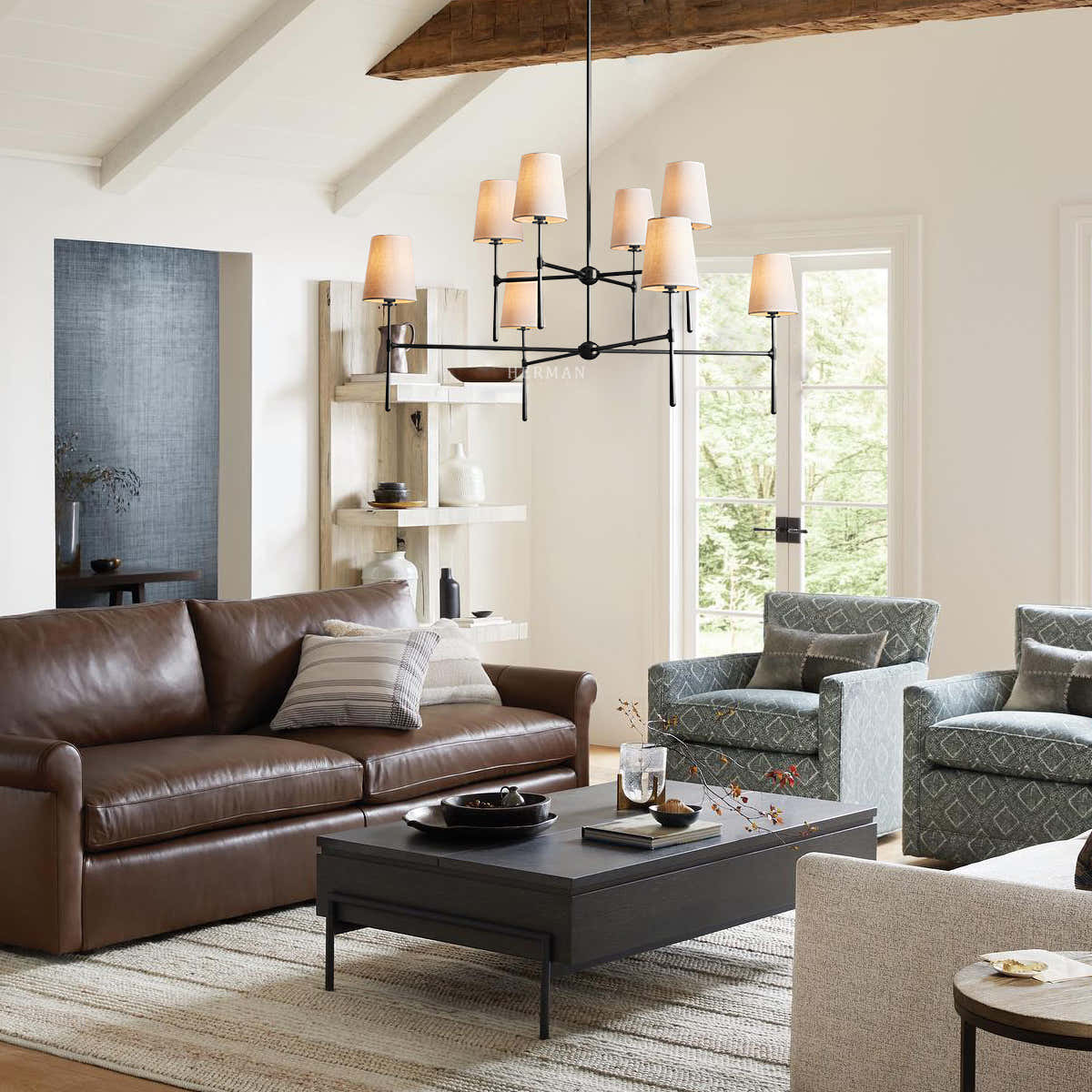 Rhodes 2-Tier Round Chandelier
