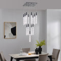 Sparkling Night Cylinder Chandelier// 13 Light