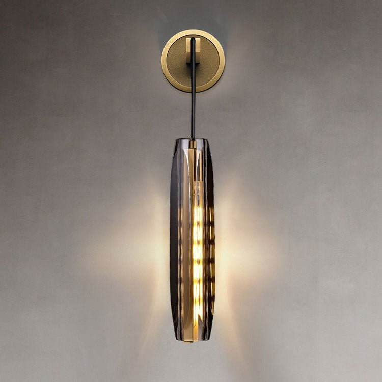 Cano Smoke Crystal Shade Wall Sconce