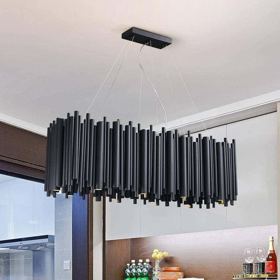 Vigor Rectangle Chandelier, Black