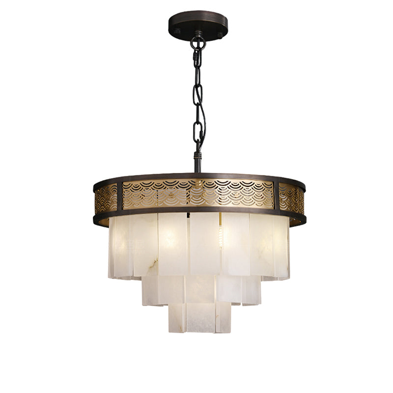 Marble Lorry Multi-layer Classic Chandelier