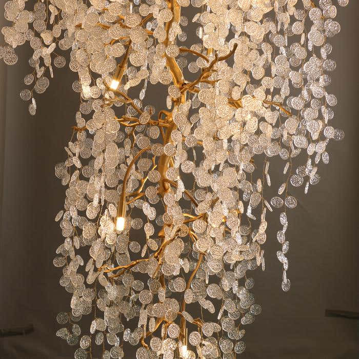 Marais Blossom Petal Detail Grand Staircase Chandelier