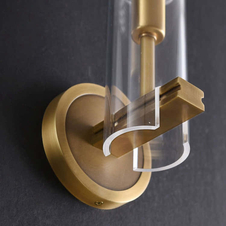 Modol Glass Tube Wall Sconce