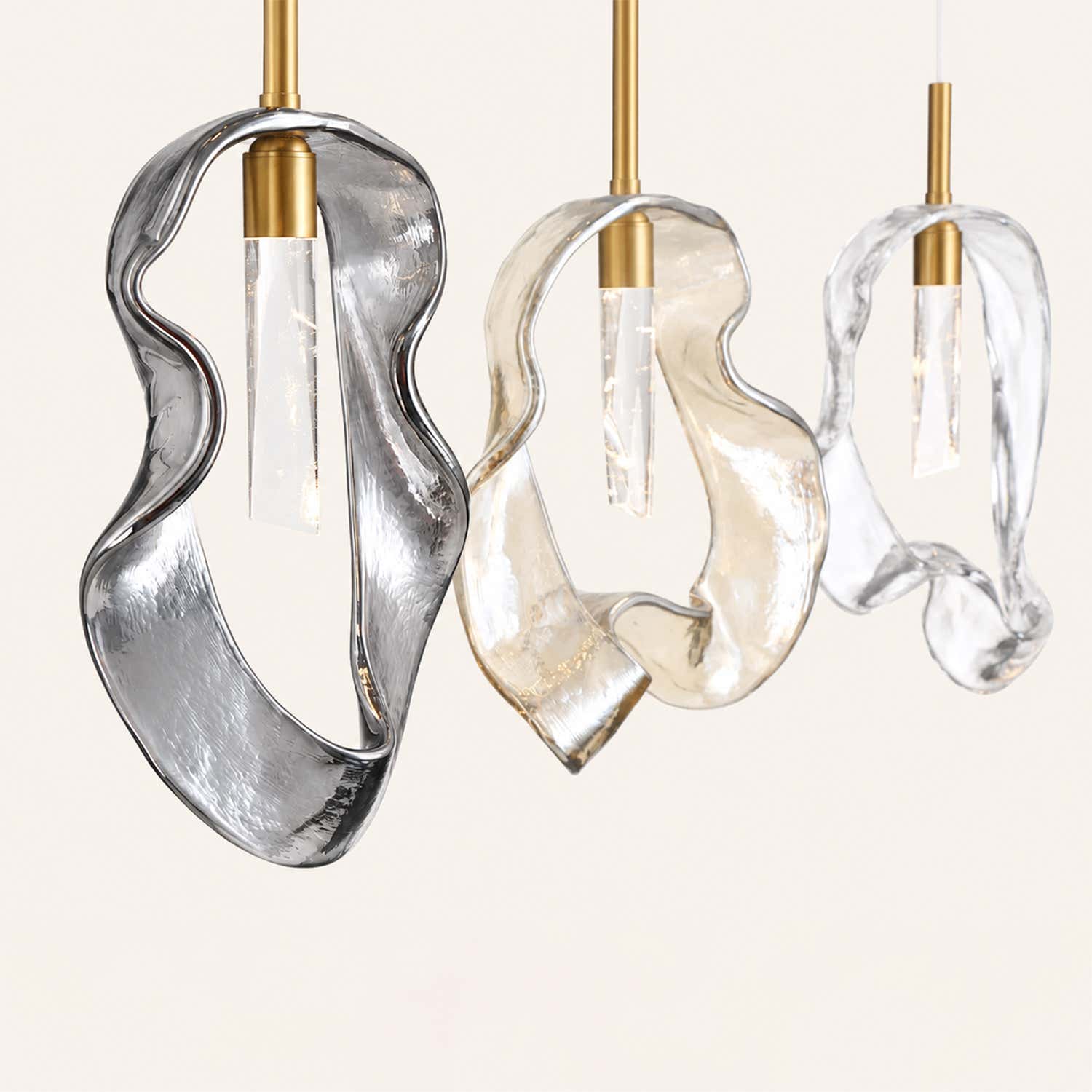 Norah 51" Wide Crystal Linear Chandelier