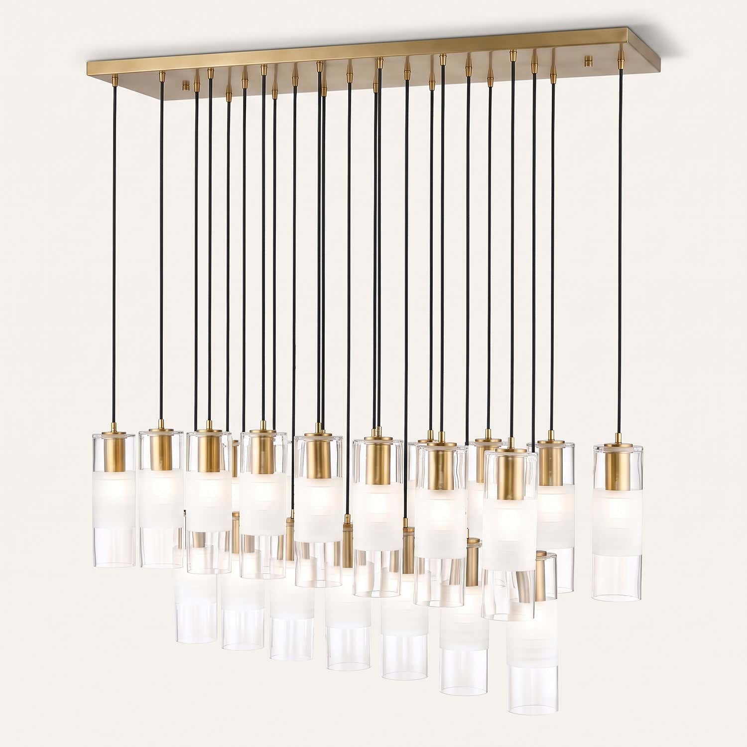 Leton 23 Light 54" Wide Linear Chandelier