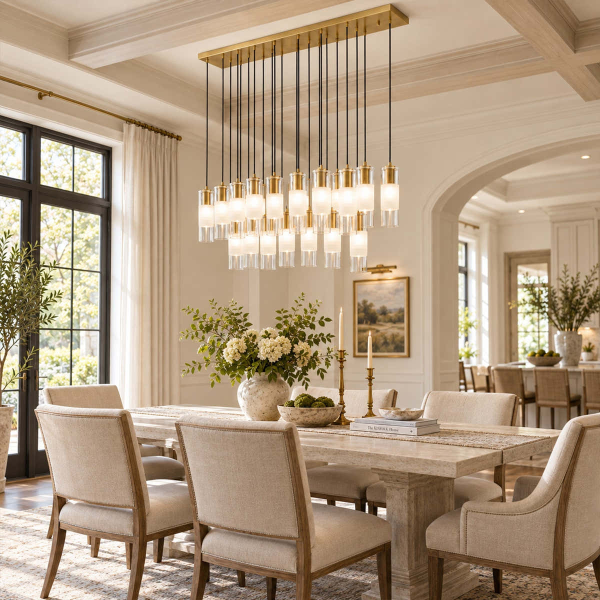 Leton 23 Light 54" Wide Linear Chandelier