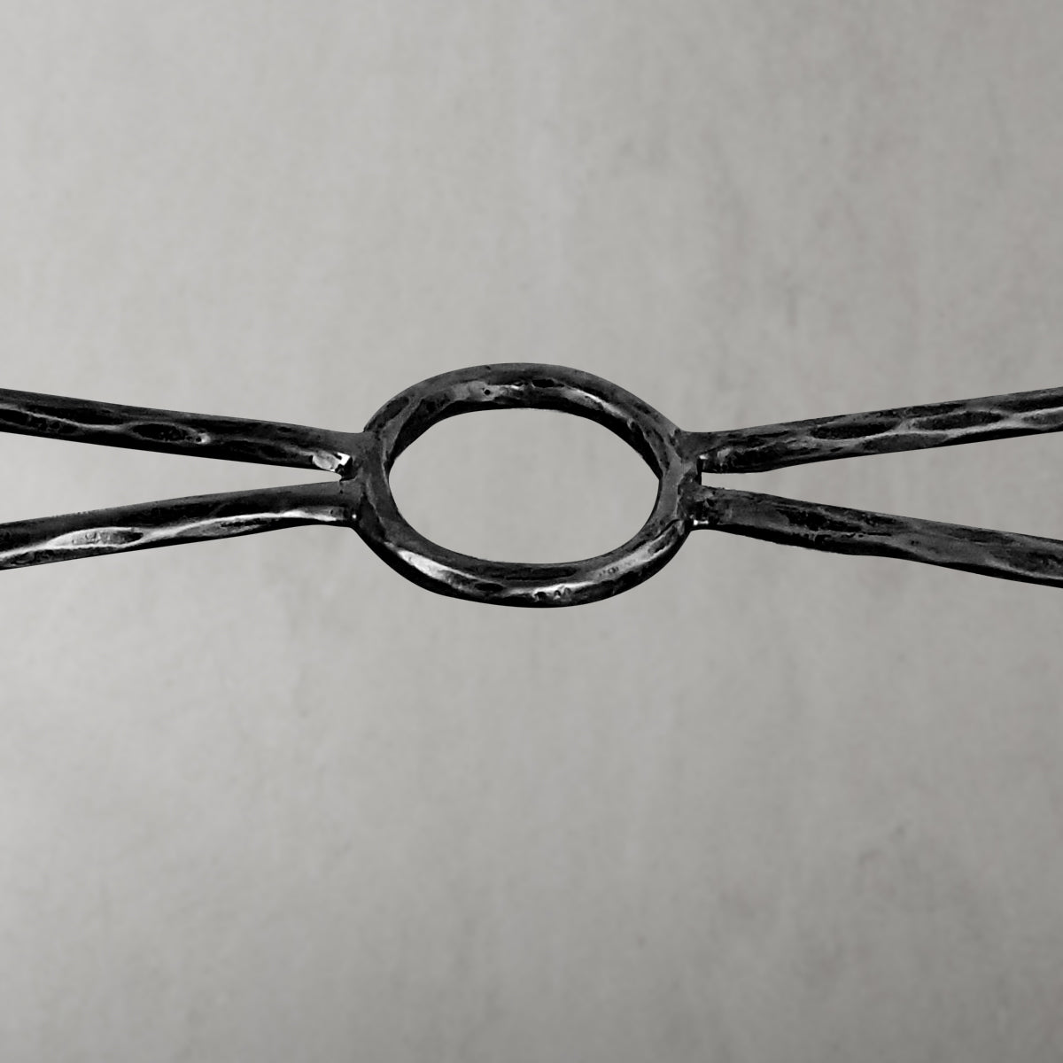 Hand-Forged Metal Rectangle Marble Coffee Table