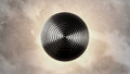 Alabaster Mono Penadnt Solar Eclipse