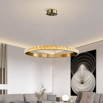 Enna Crystal Ring Chandelier