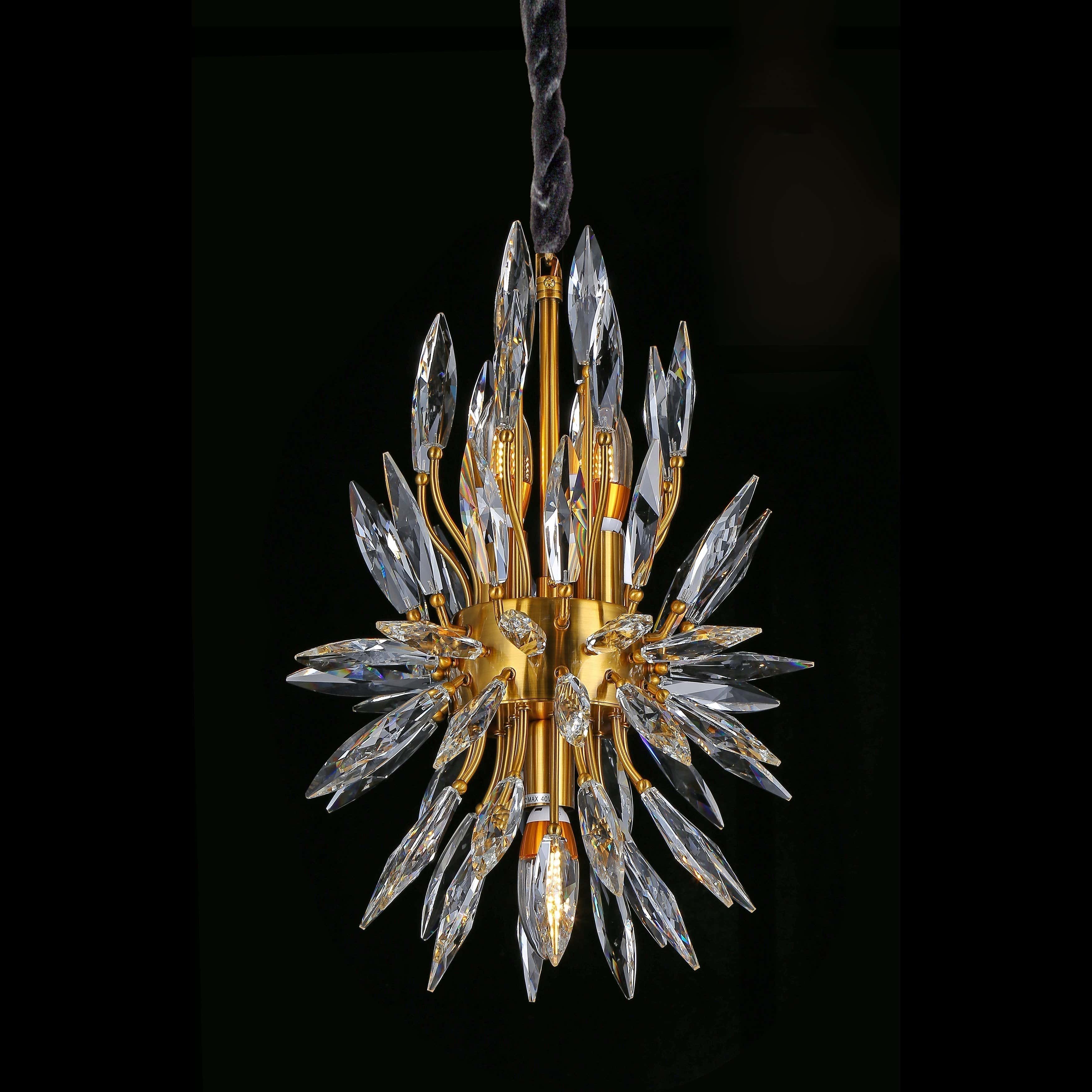 Lily Starburst Crystal Sputnik Chandelier
