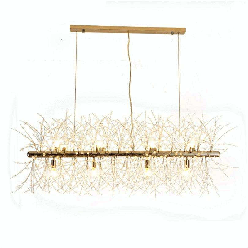 El Sol Kitchen Island Lighting Fixture, Gold