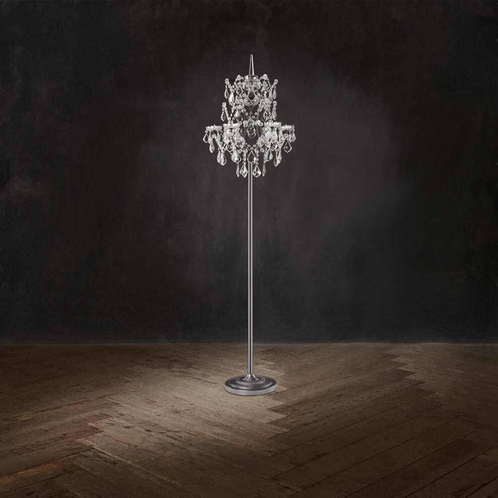 Crystal Floor Candelabra