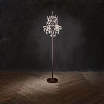 Crystal Floor Candelabra