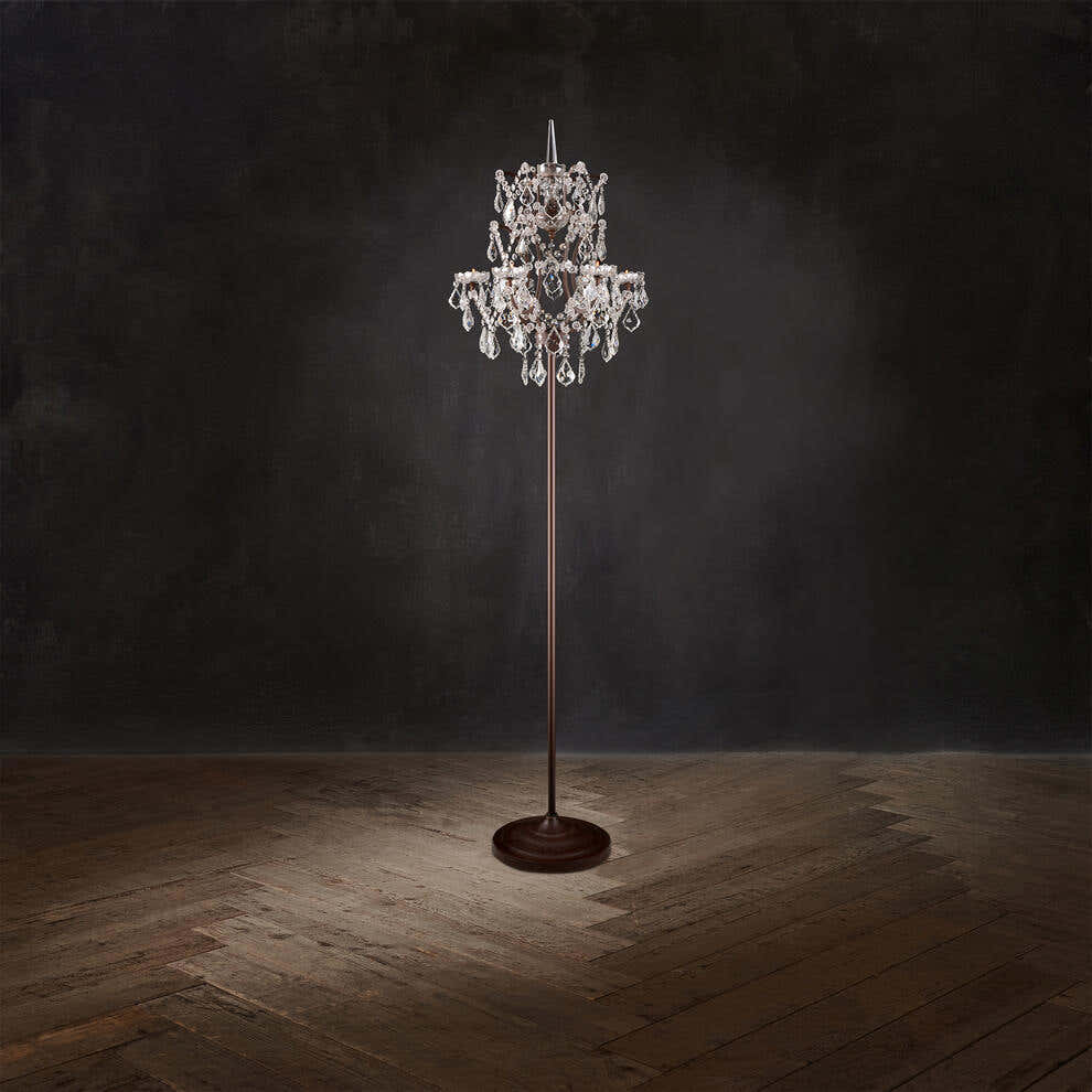 Crystal Floor Candelabra