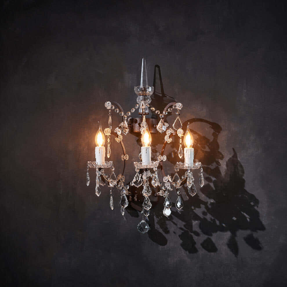 Crystal Sconce Natural