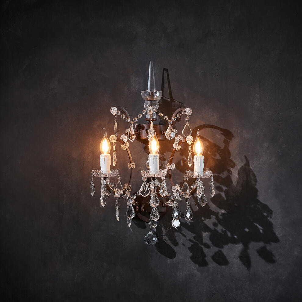 Crystal Sconce Natural