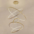 Custome Color Modern Bronze Multi Rings Chandelier