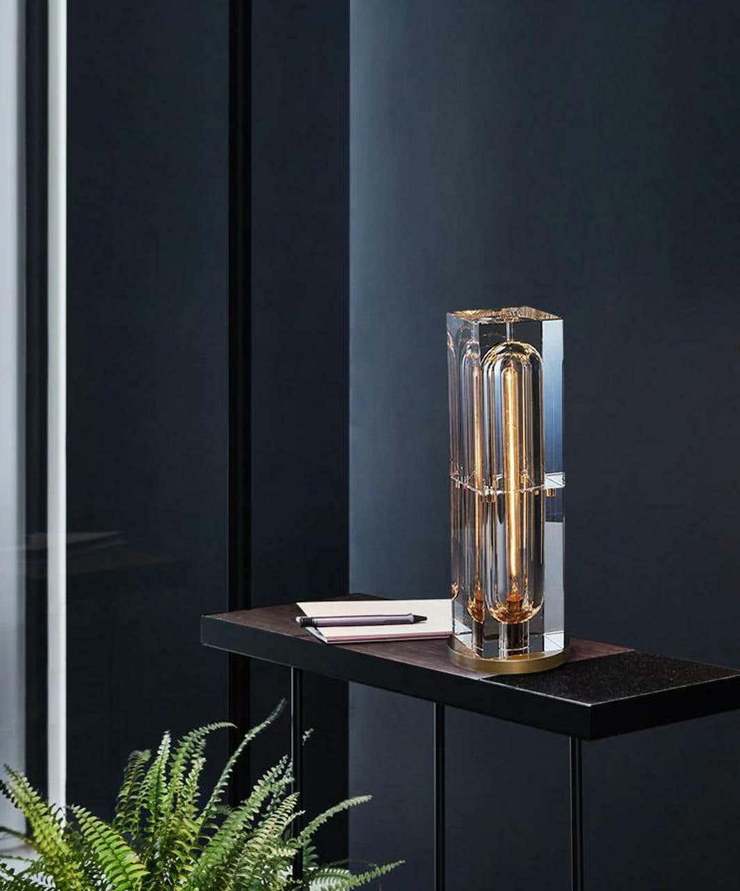 Glaxy Rectangular Crystal Table Lamp
