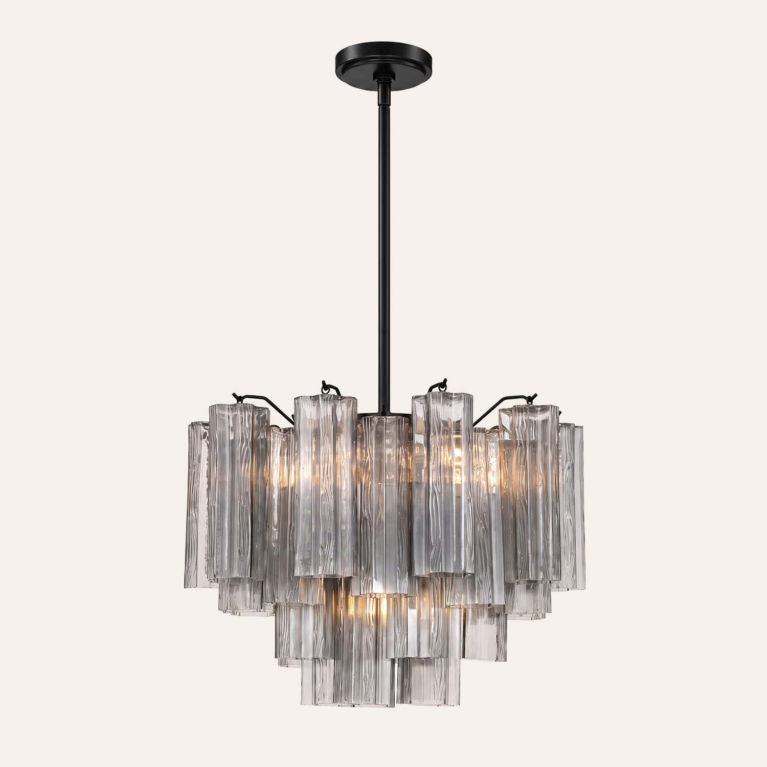 Addis Murano Glass Chandelier 17.8" 19.8" 22" 26.8" 32''D