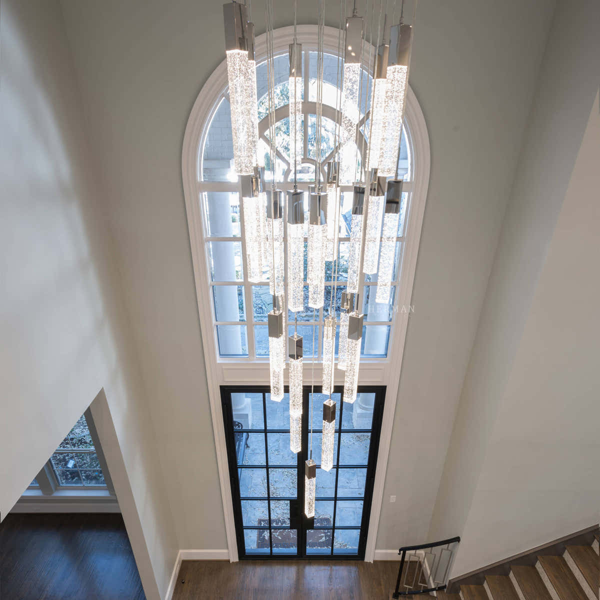 Sparkling Night Chandelier Vertical // XL  25  Light