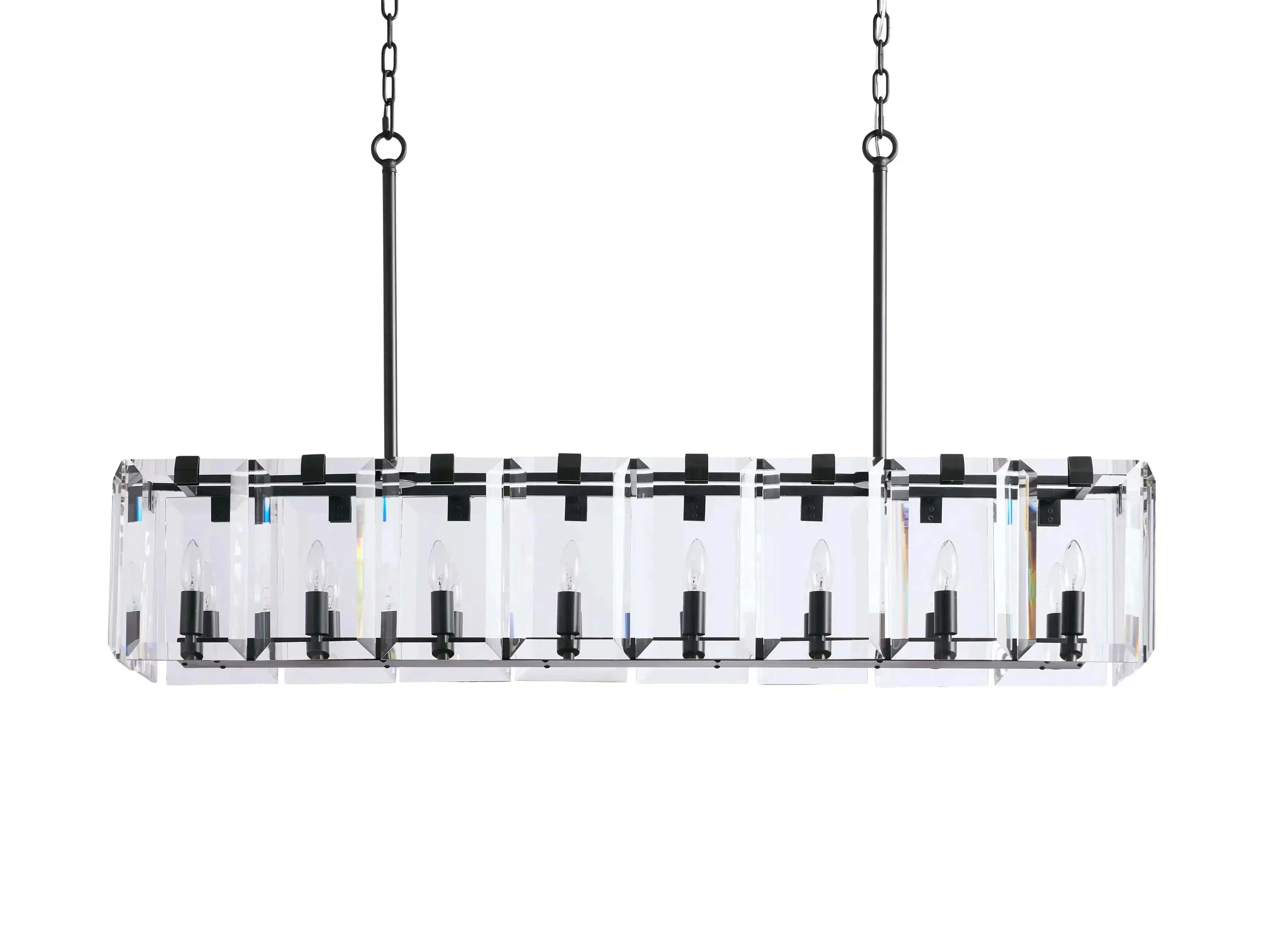 Amaya Rectangular Chandelier 40" 53"