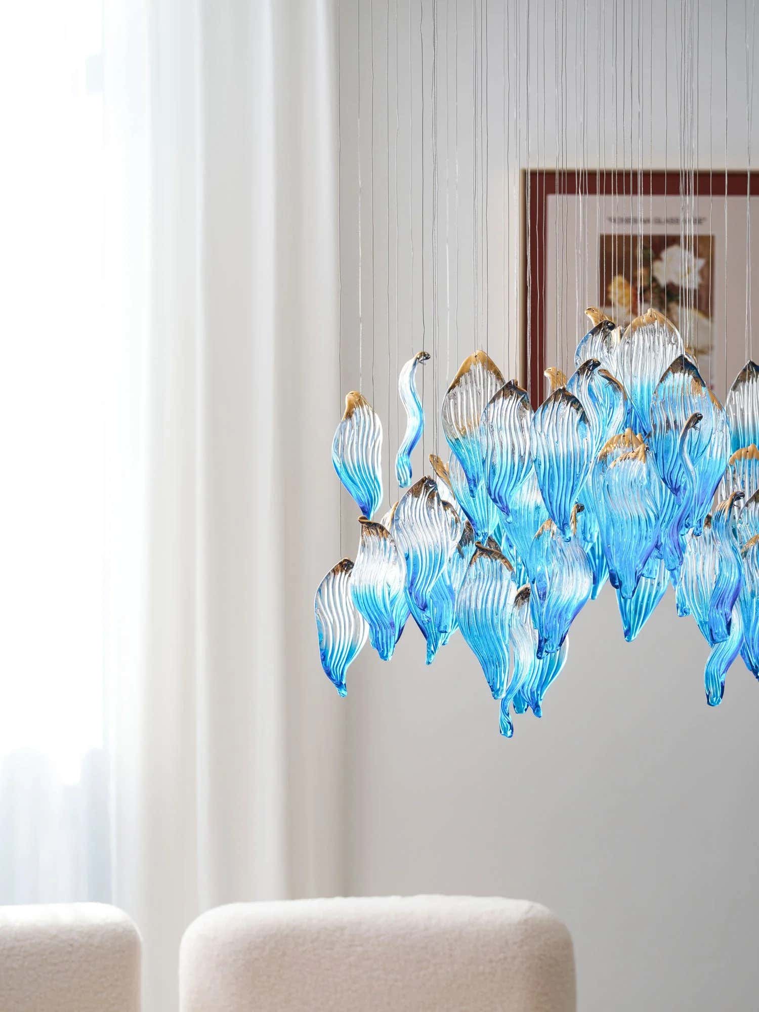 Ocean Drift Blown Glass Customize Chandelier