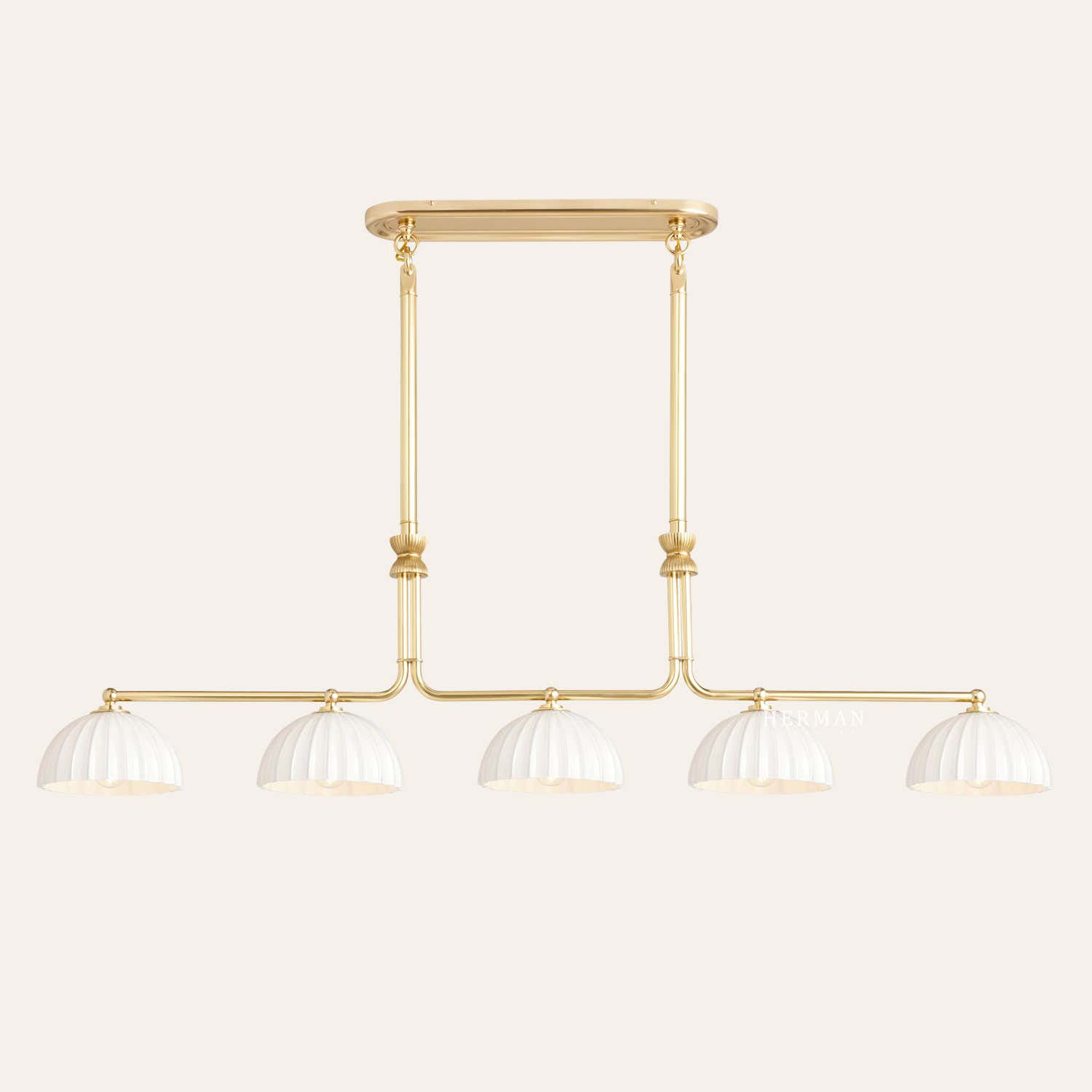 Enzo 60" 5-Light Linear Chandelier