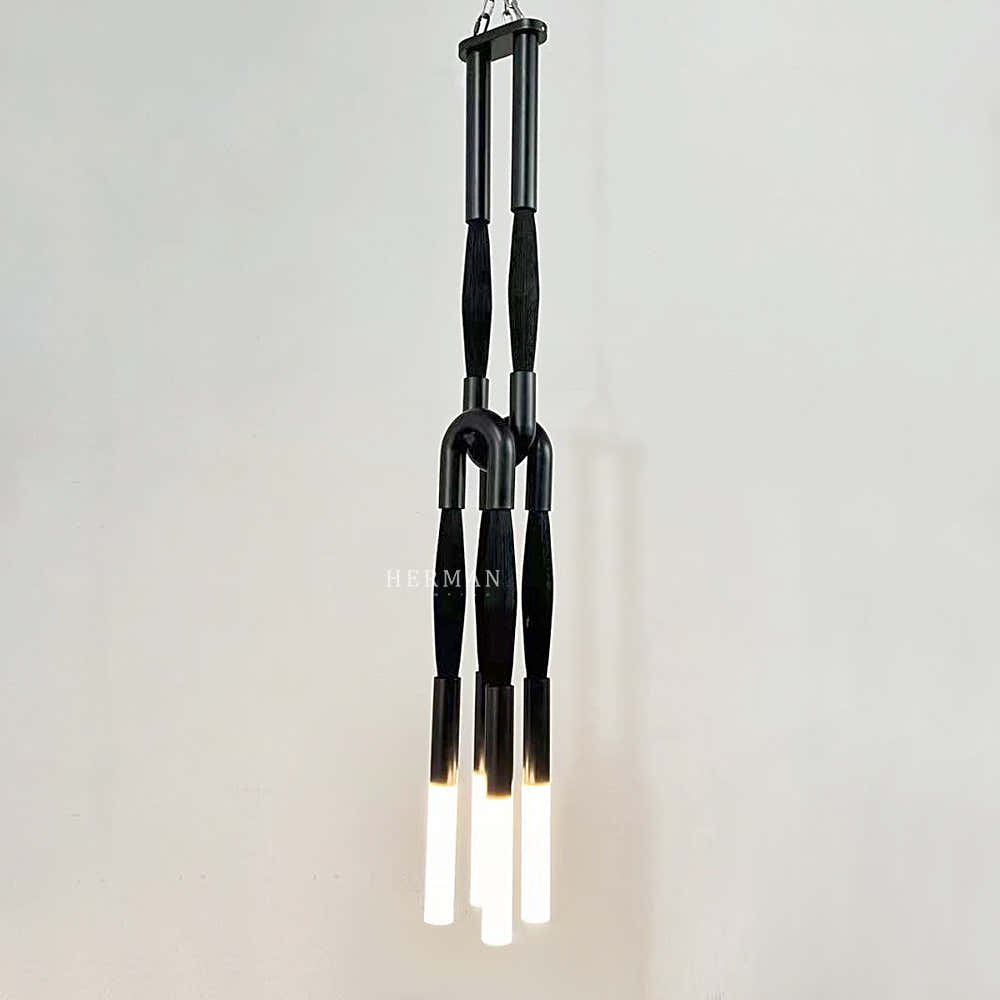 Heritage Horsehair 4-Light Pendant