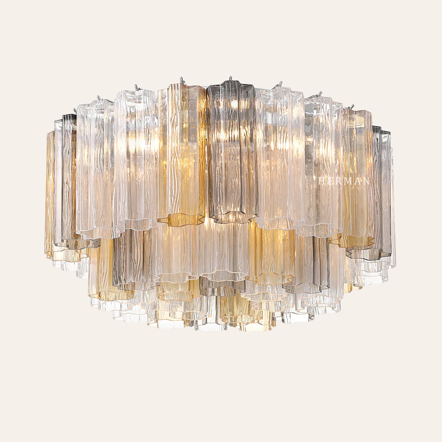 Addis Murano Glass Flushmount 22"/32"