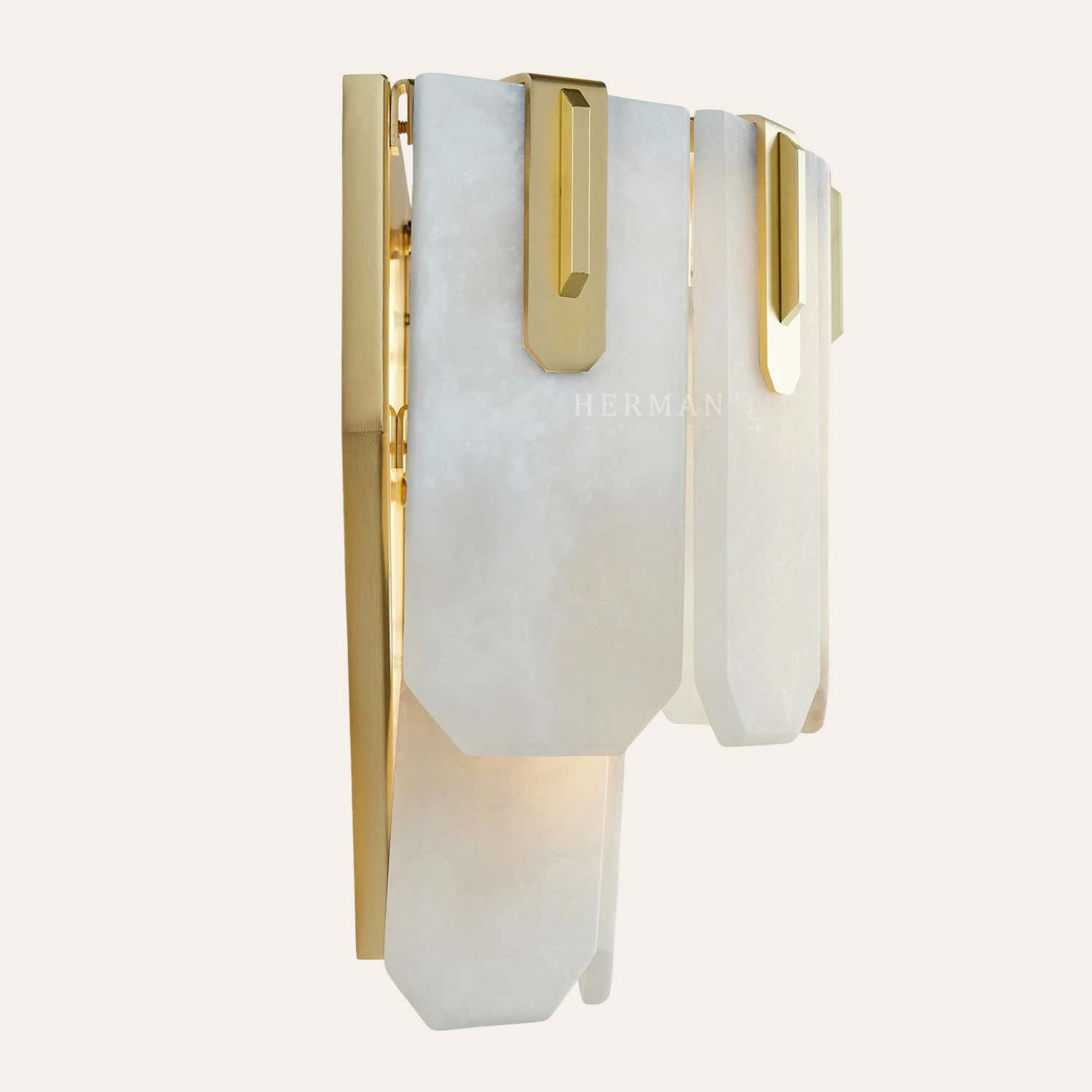 Nadia Alabaster LED Sconce