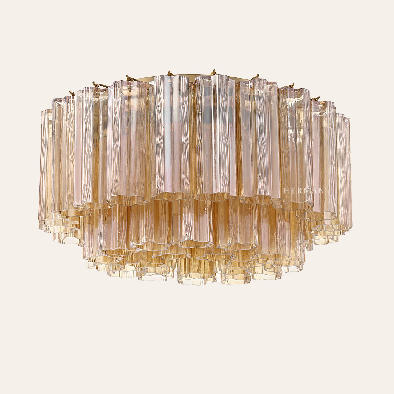 Addis Murano Glass Flushmount 22"/32"