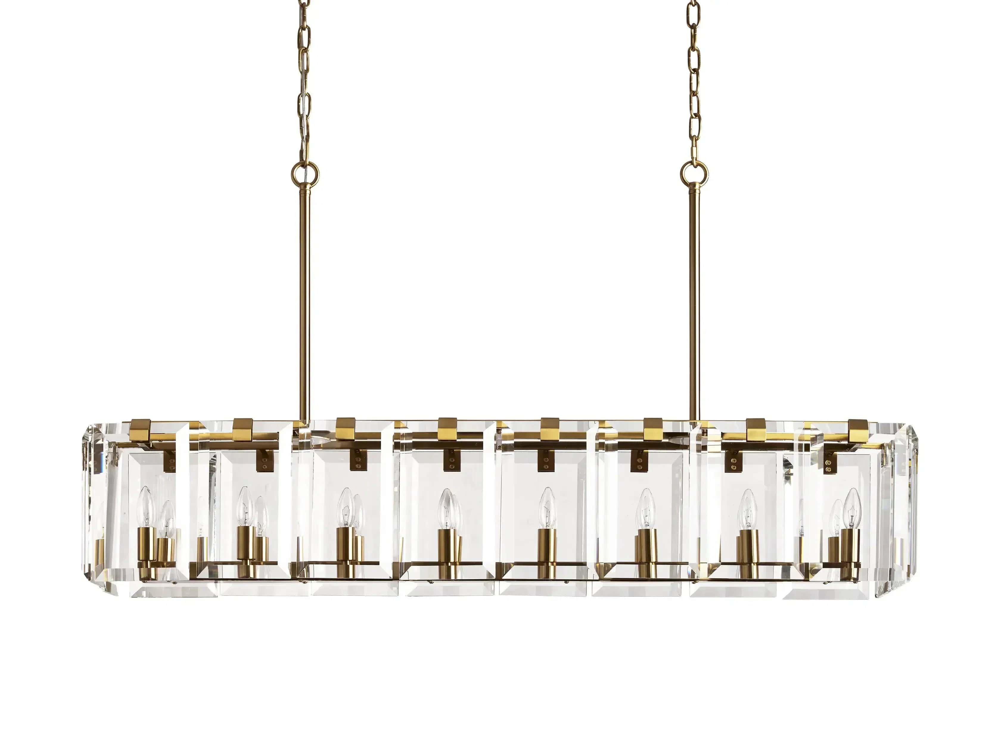 Amaya Rectangular Chandelier 40" 53"