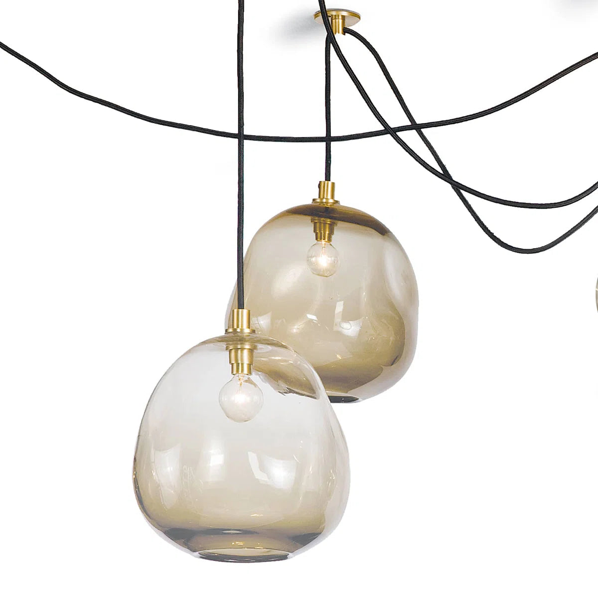 Molten Spider Small With Smoke Glass