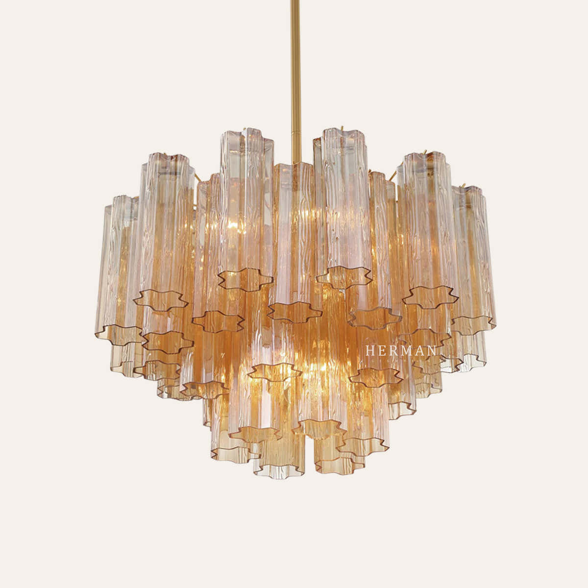 Addis Murano Glass Chandelier 17.8" 19.8" 22" 26.8" 32''D