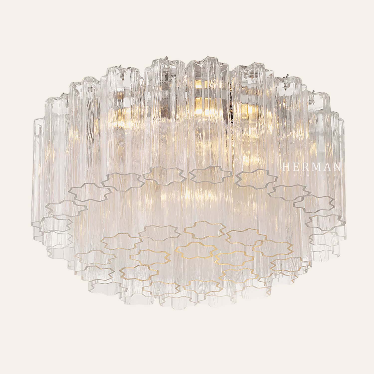 Addis Murano Glass Flushmount 22"/32"