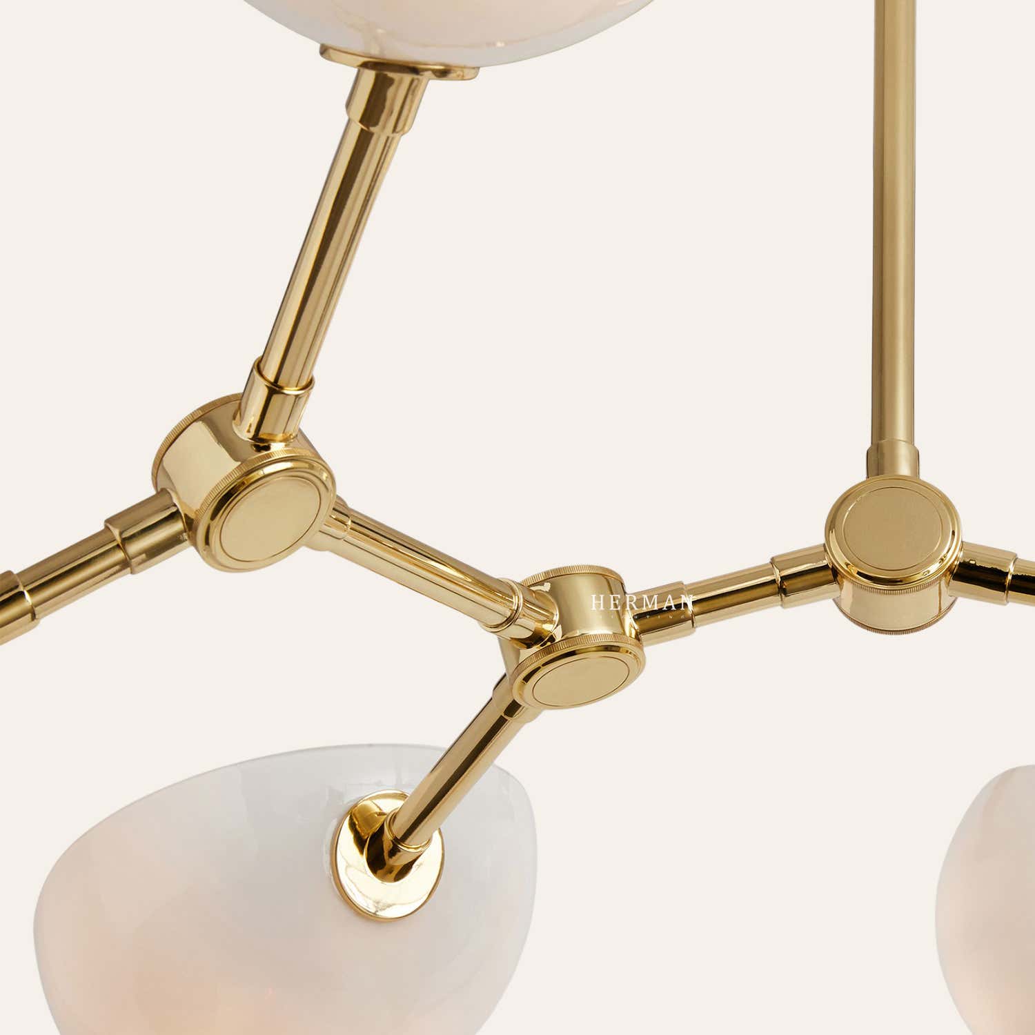 Argus Glass Chandelier 32" Width