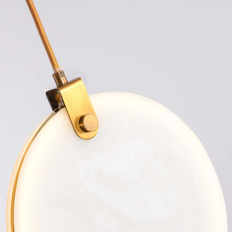Moon Shade Lorry  Natural Marble Pendant Light