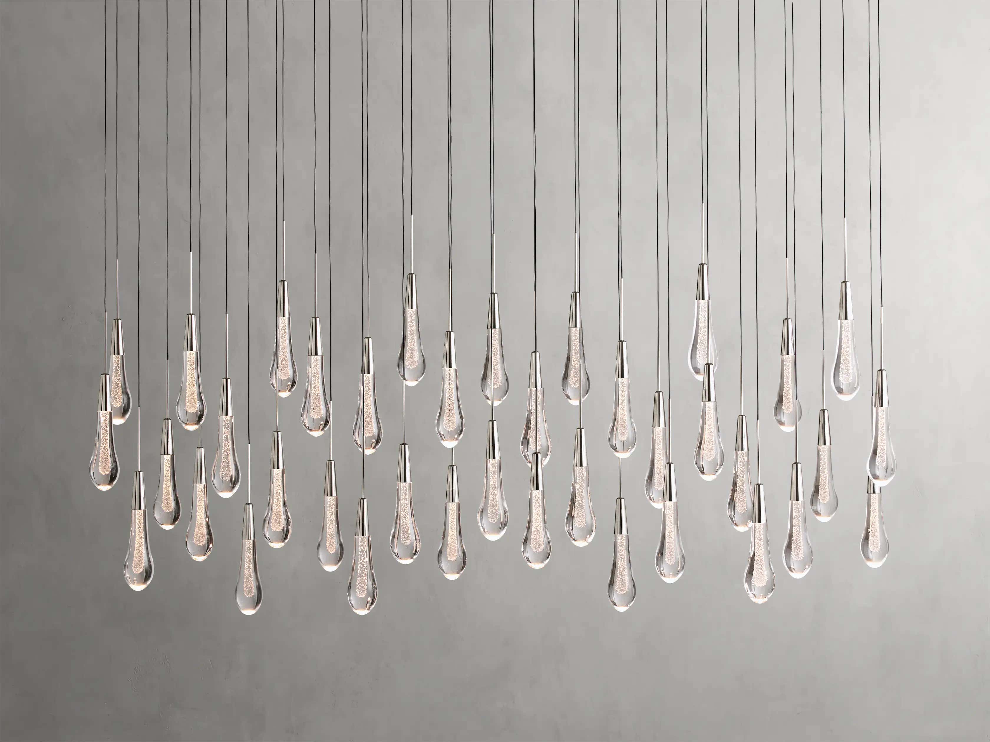 Soltaire Linear Chandelier 37" 50" 60" 70" 87" 120"