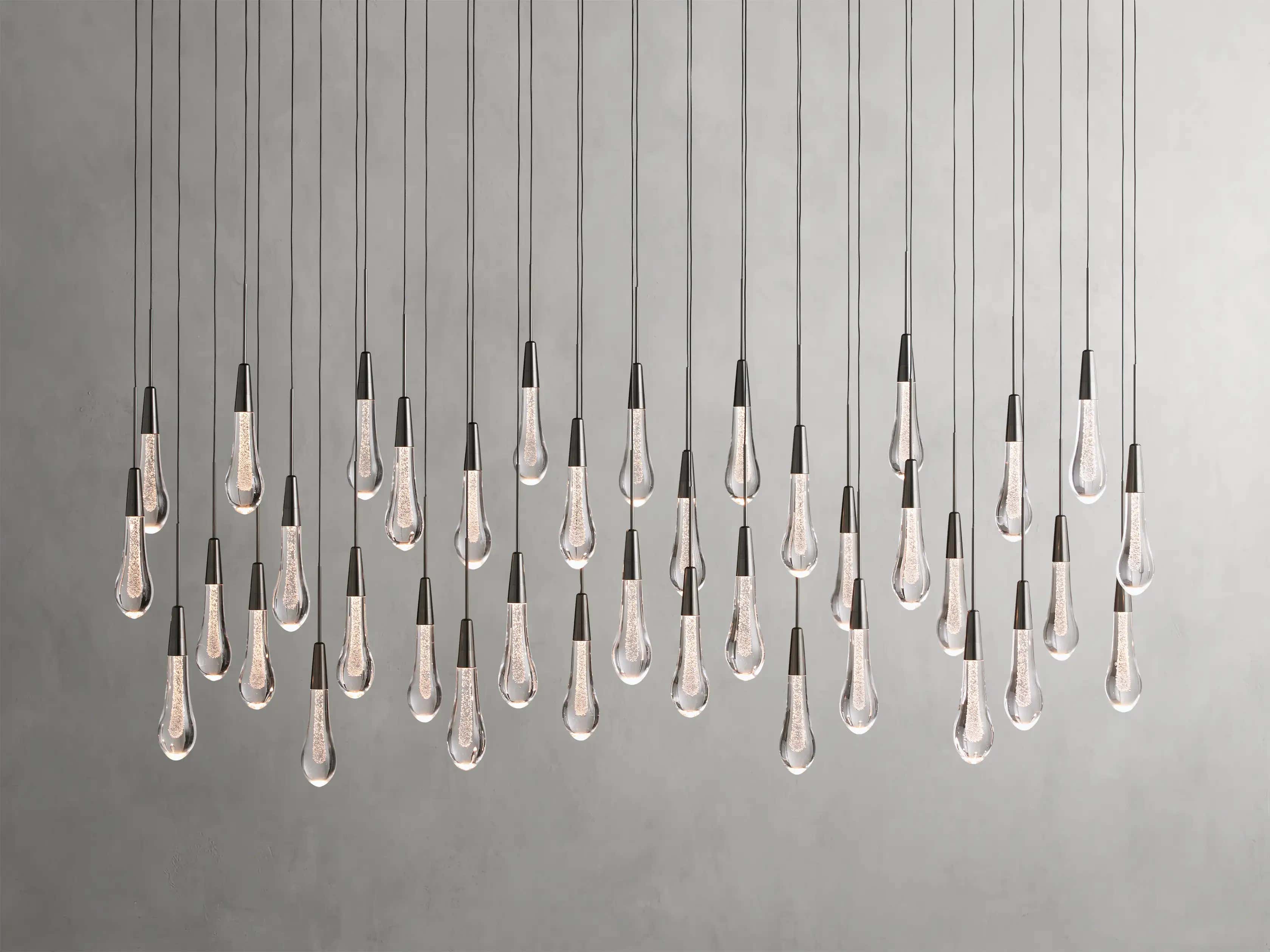 Soltaire Linear Chandelier 37" 50" 60" 70" 87" 120"